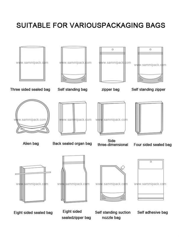 Wysokowydajna gotowa torebka typu stand-up, podnoszenie, otwieranie, napełnianie i zgrzewanie 4 w 1 Maszyna pakująca do orzechów/cukru/kawy/ziarna