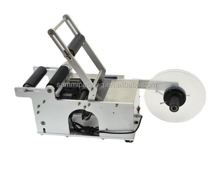 MT50 Półautomatyczna etykieciarka do okrągłych butelek, Półautomatyczna etykieciarka, Półautomatyczna maszyna do etykietowania