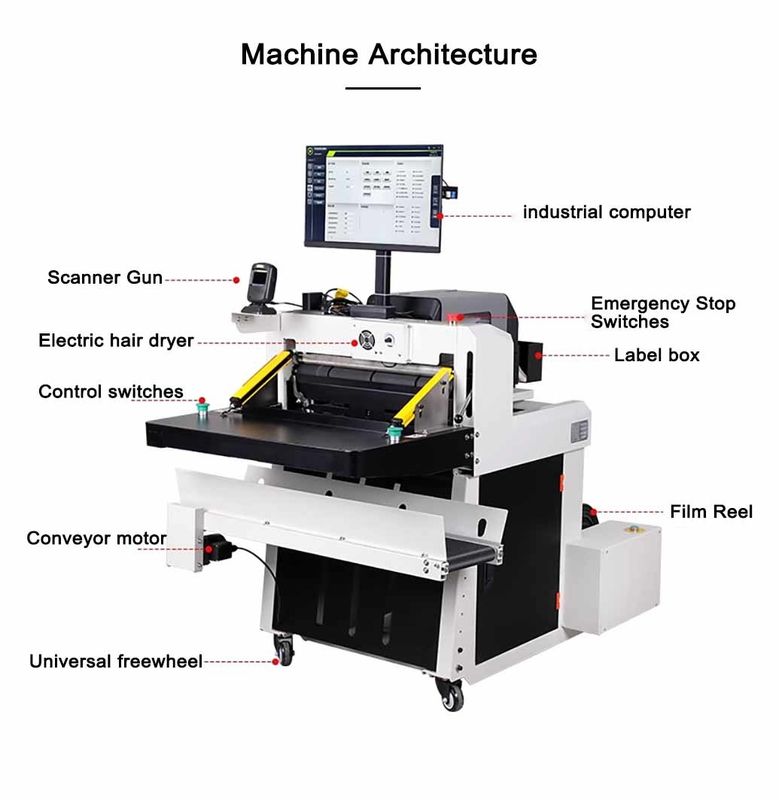 Inteligentny automatyczny e-commerce Express Bag Packing Laminating Face Sheet Machine Muti-functional Bags Sealing Machine