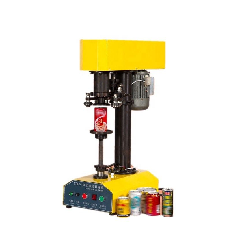 Wysokiej jakości maszyna do puszczania puszek TDFJ-160 Maszyna do uszczelniania puszek z cyny do puszek piwa