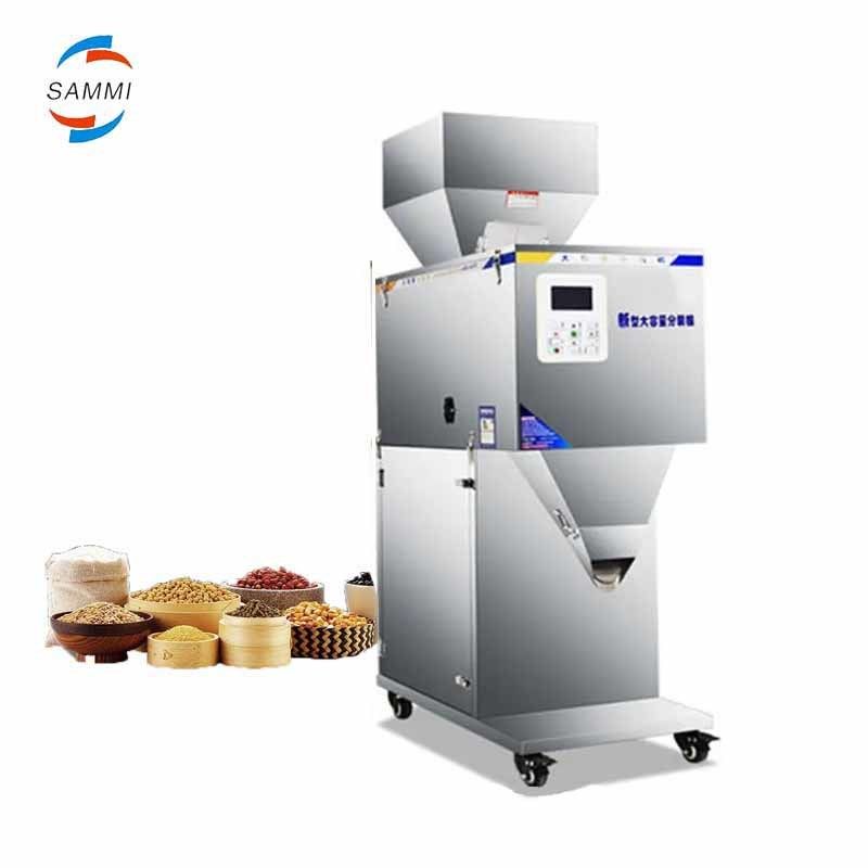 Hot Sale Factory Custom Automatic Grain Weighing Filling Machine,wage Filler,Vibratory Filler 100g-999g