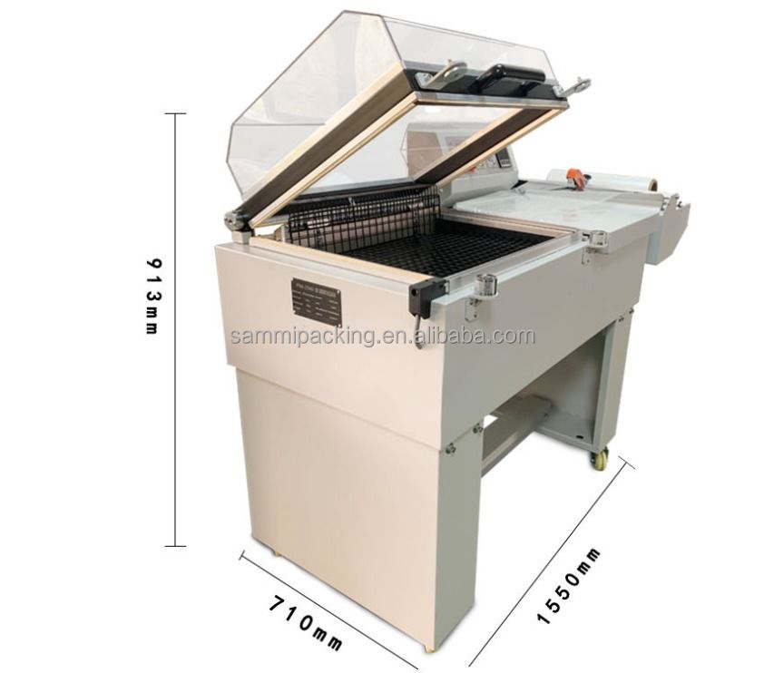 FM-5540 Zgrzewarka i obkurczarka 2 w 1 do folii termokurczliwej POF PVC