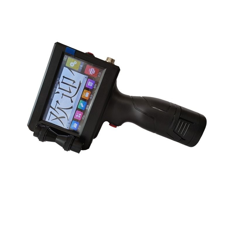 Jeden cali 25,4 mm ręczna drukarka atramentowa kodujące maszyny do daty partii karton drewna Woven Bag Inkjet