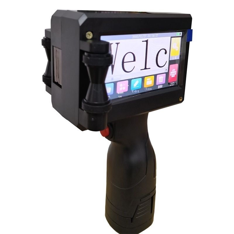 Jeden cali 25,4 mm ręczna drukarka atramentowa kodujące maszyny do daty partii karton drewna Woven Bag Inkjet