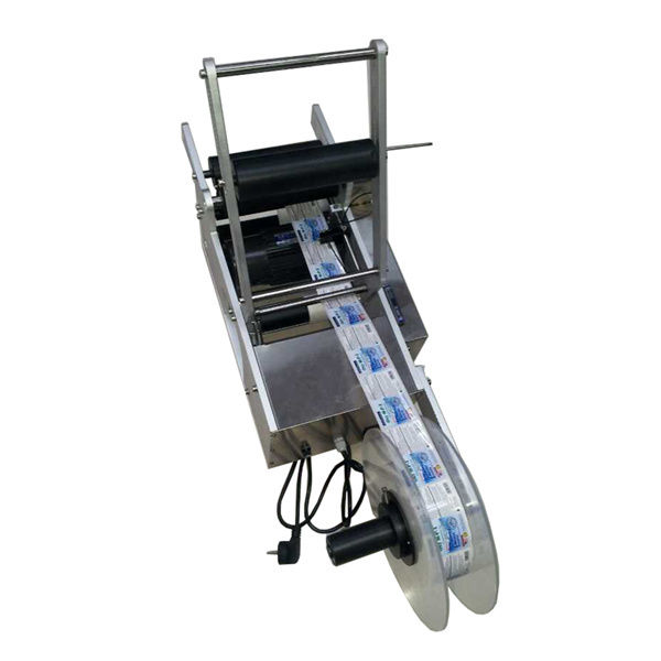 Fabryka dostarczająca półautomatyczną maszynę do etykietowania okrągłych butelek MT-50 do puszek po herbacie