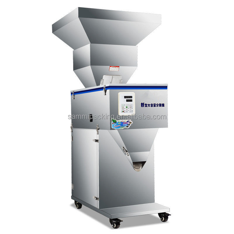 Najnowszy 100-2500g Duża pojemność Ziarna Przyprawy Orzechy Nasiona Żywność Maszyna do ważenia z dużą hopperem