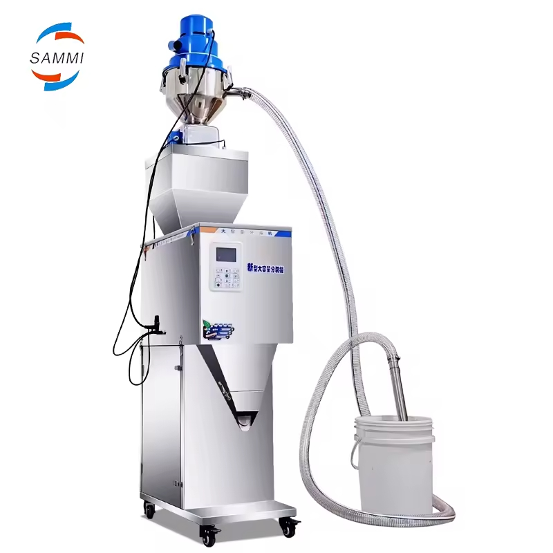 50-3000g Automatyczne wagary Granulki herbaty Proszki worek Waga maszyna do napełniania Maszyna do pakowania z automatycznym karmieniem