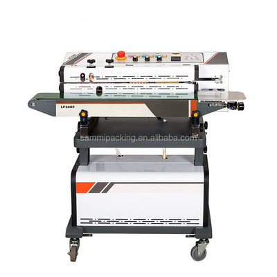 LF1080B Vertical Sealing Machine, Automatic Vacuum Nitrogen Flushing Band Sealer