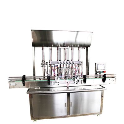 Automatyczna maszyna produkcyjna butelka płynne wypełnienie pokrycia etykietowania Linia wypełniacz oleju ze stali nierdzewnej Maszyna do wypełniania oleju z warg Mleko