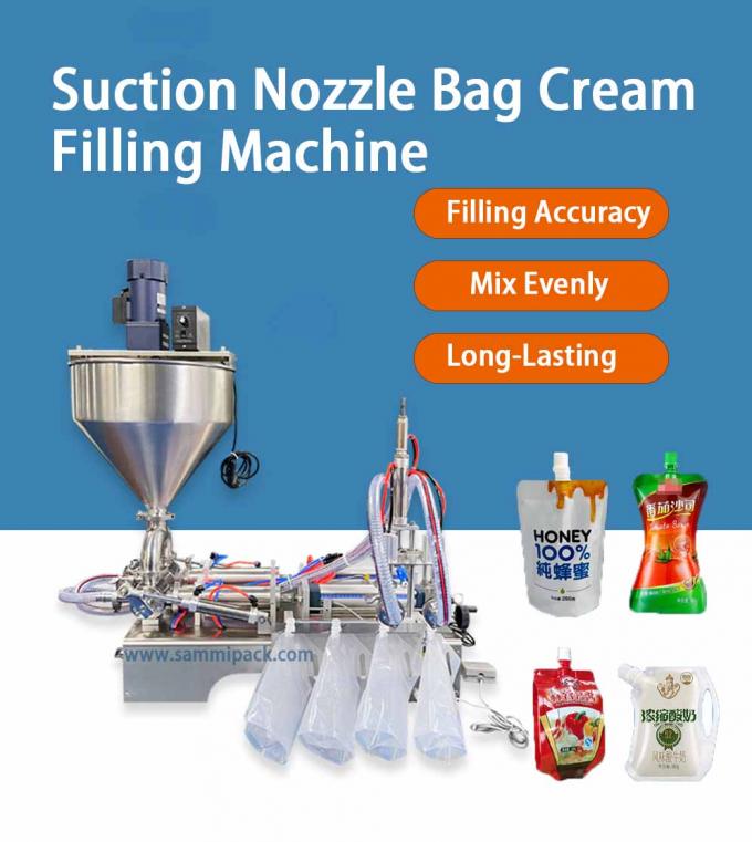 Przemysłowa półautomatyczna torba do napojów z miodem z kieszenią z kieszenią do napełniania sokiem do płynnej żywności 0
