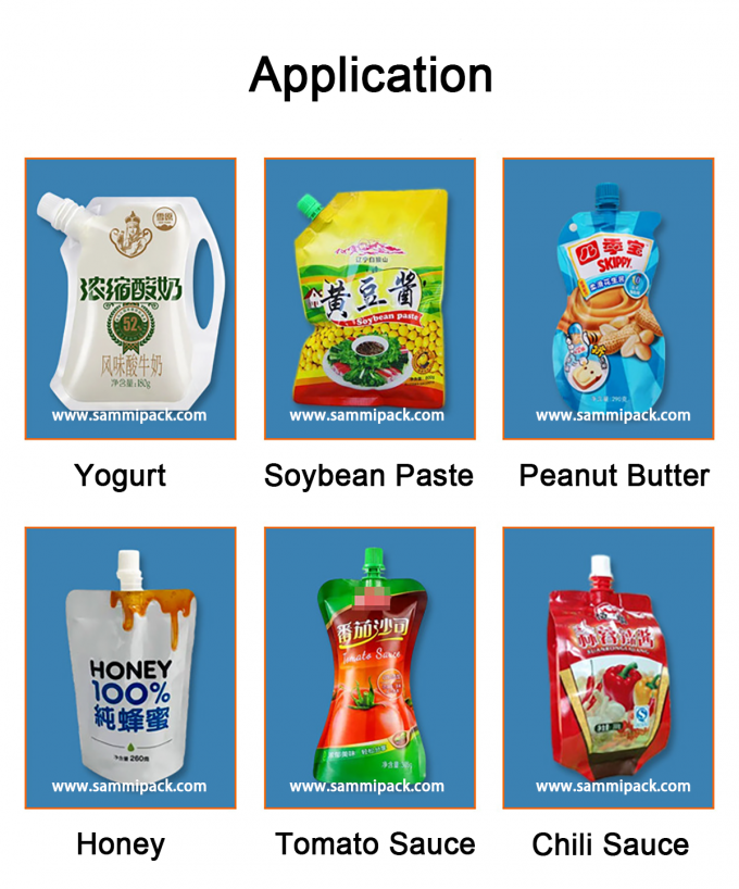 Przemysłowa półautomatyczna torba do napojów z miodem z kieszenią z kieszenią do napełniania sokiem do płynnej żywności 3