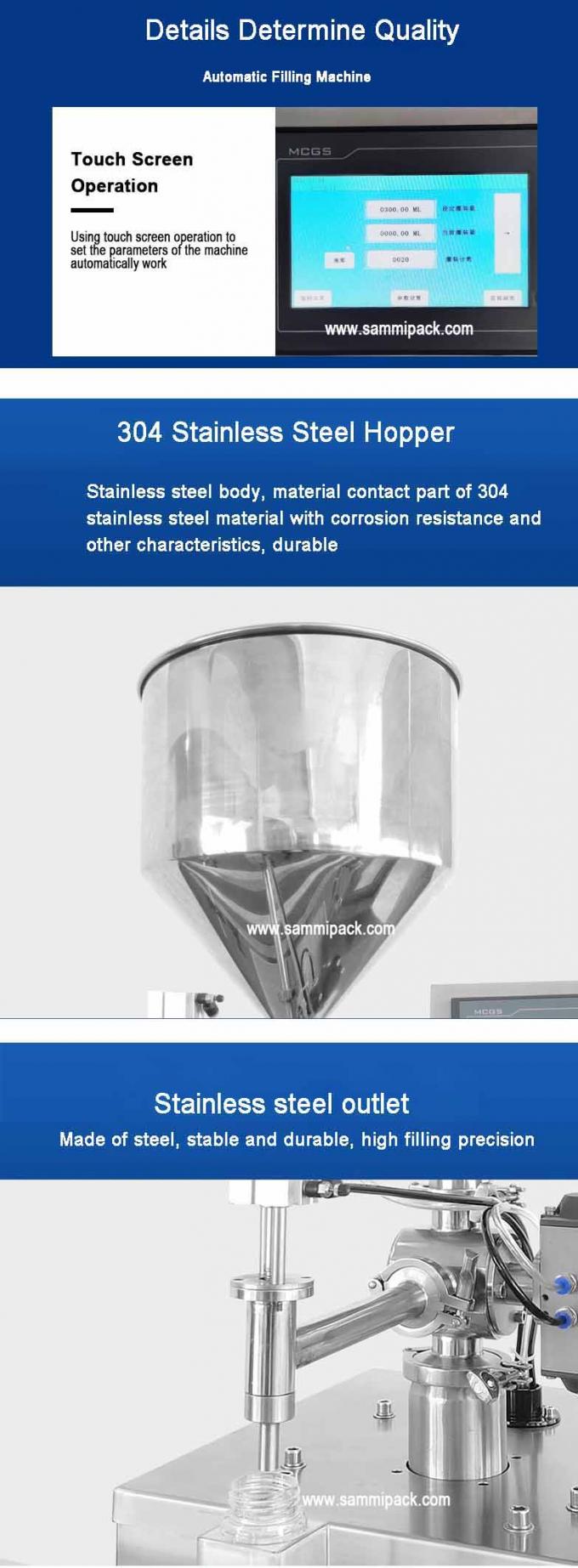 220V automatyczna serwo kremowa szampon kremowy kremowy płyn masło orzechowe masło do wypełniania maszyny dla wszystkich płynnych produktów 4
