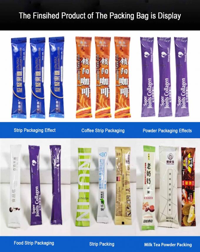 120.000 kg pojedyncza masę brutto Papier Materiał opakowaniowy Maszyna do pakowania proszku herbaty z kodem na gorąco 8