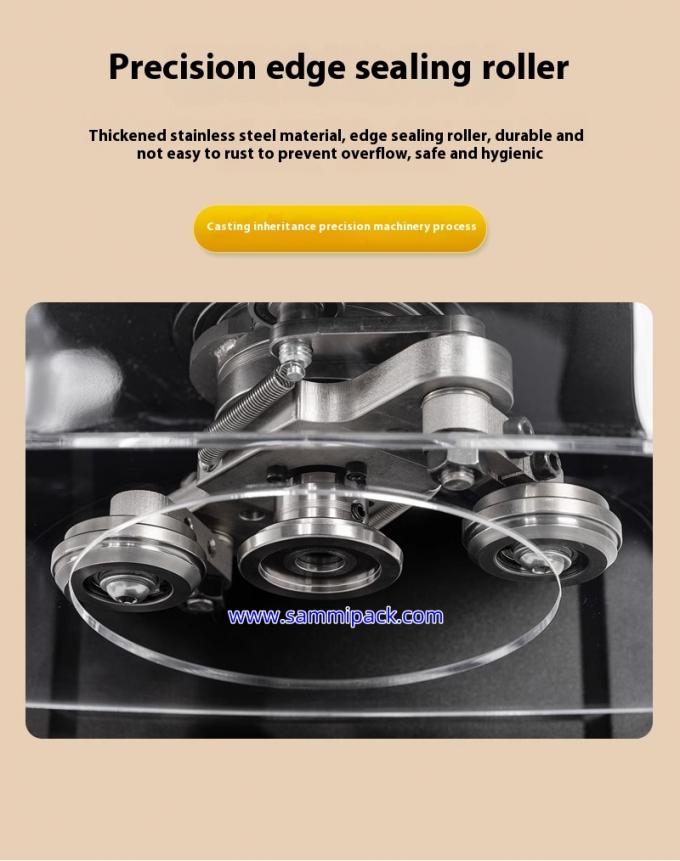 Automatyczna zgrzewarka do puszek Bubble Tea PET / Soda do sklepów z herbatą mleczną, pakowania soków i kawy, stopień półautomatyczny 2