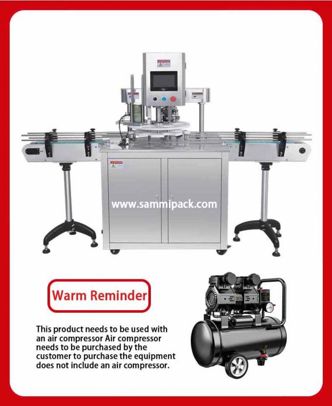 Automatyczna maszyna do uszczelniania zapięcia stołowego do farby mleka w proszku, na napoje spożywcze, sardynki, tuńczyk, puszki z puszki 1