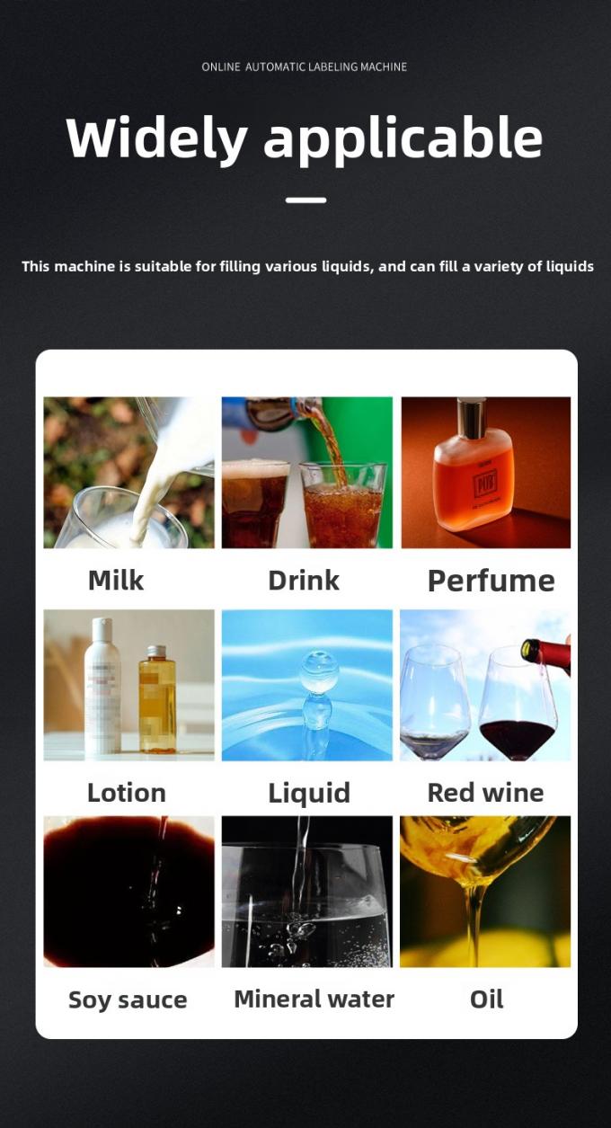 Wysokowydajna automatyczna stacjonarna 4-głowicowa magnetyczna pompa do napełniania i zakręcania płynów do wody i napojów 5