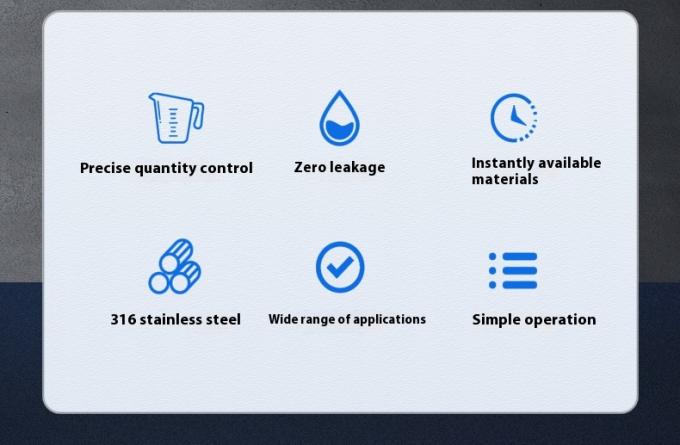 4-głowicowa, automatyczna, magnetyczna pompa do napełniania płynami na blat do soku, wody i oleju 1