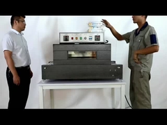 PVC POF Film Heat Tunnel skręcająca się maszyna do pakowania do książek kartonów butelki