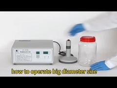 165 mm Elektromagnetyczna indukcyjna maszyna uszczelniająca butelki z miodem